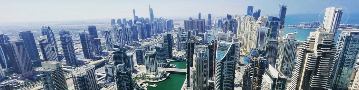 Dubai Panorama Background